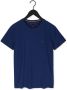 Tommy Hilfiger Donkerblauwe T-shirt Stretch Slim Fit Tee - Thumbnail 4