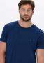 Tommy Hilfiger Donkerblauwe T-shirt Stretch Slim Fit Tee - Thumbnail 6
