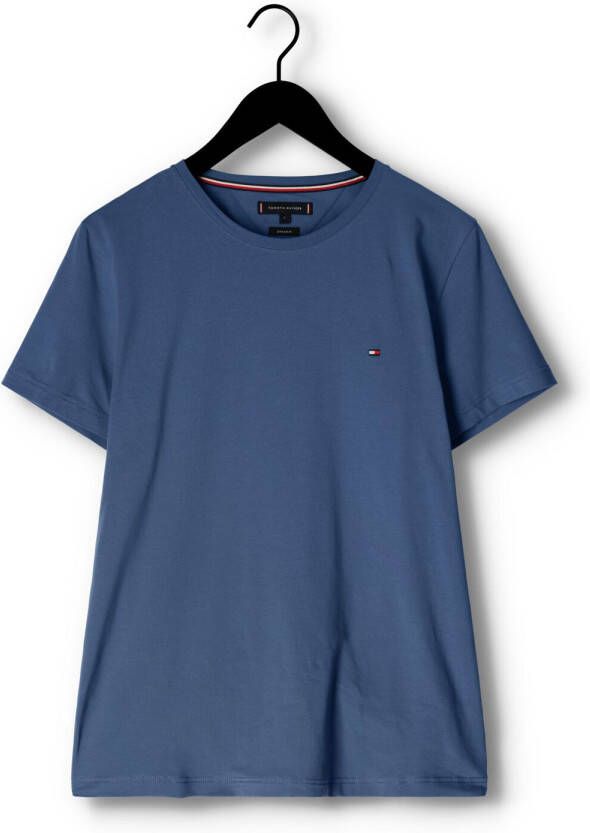 TOMMY HILFIGER Heren Polo's & T-shirts Stretch Extra Slim Fit Tee Donkerblauw