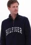 Tommy Hilfiger Heren biologisch katoenen hoodie met kangoeroezak Blue Heren - Thumbnail 5