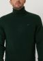 Tommy Hilfiger Donkergroene Coltrui Pima Org Ctn CAshmere Roll Neck - Thumbnail 6