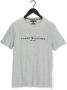 Tommy Hilfiger Slim Fit Biologisch Katoenen T-Shirt Gray Heren - Thumbnail 5
