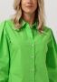 TOMMY HILFIGER Dames Jurken Org Co Poplin Short Shirt Dress Groen - Thumbnail 3