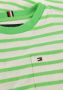 TOMMY HILFIGER Jongens Polo's & T-shirts Breton Pocket Stripe Tee S s Groen - Thumbnail 2