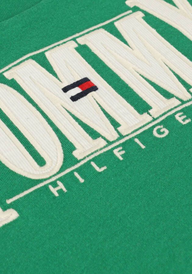 Tommy Hilfiger Groene T-shirt Cord Applique Tee S s