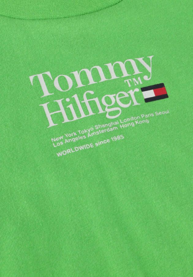 Tommy Hilfiger Groene T-shirt Timeless Tommy Tee S s