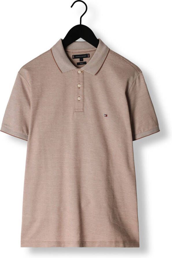 TOMMY HILFIGER Heren Polo's & T-shirts Oxford Logo Collar Reg Polo Khaki