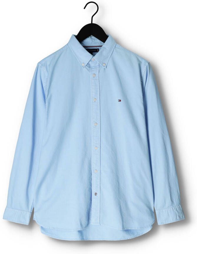 TOMMY HILFIGER Heren Overhemden Pigment Garment Dye Rf Shirt Lichtblauw