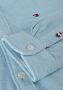 Tommy Hilfiger overhemd met logo lichtblauw Jongens Katoen Klassieke kraag 152 - Thumbnail 3