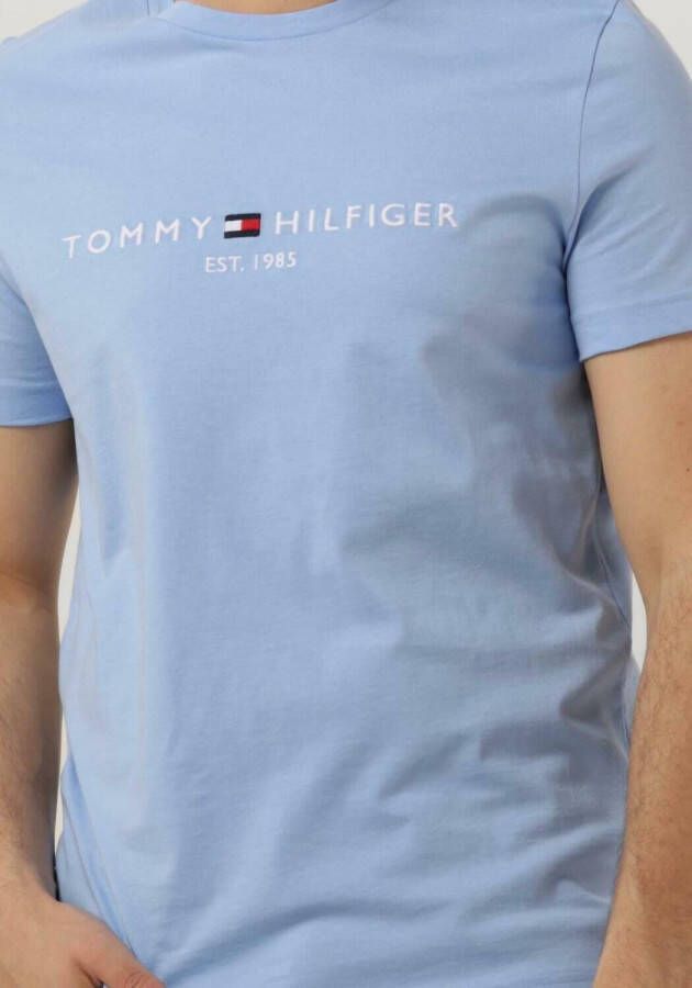 Tommy Hilfiger Lichtblauwe T-shirt Tommy Logo Tee
