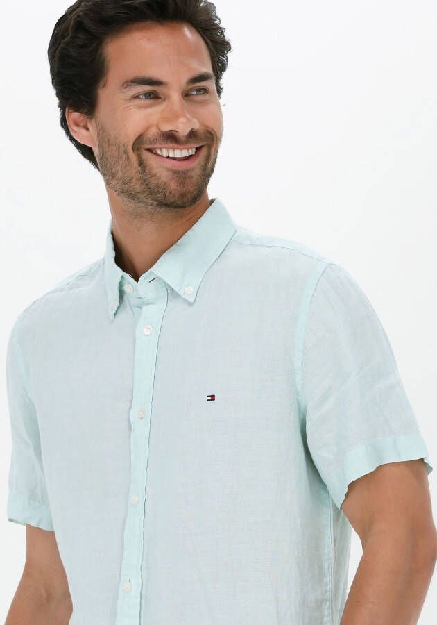 Tommy Hilfiger Mint Casual Overhemd Pigment Dyed Li Sf Shirt S s
