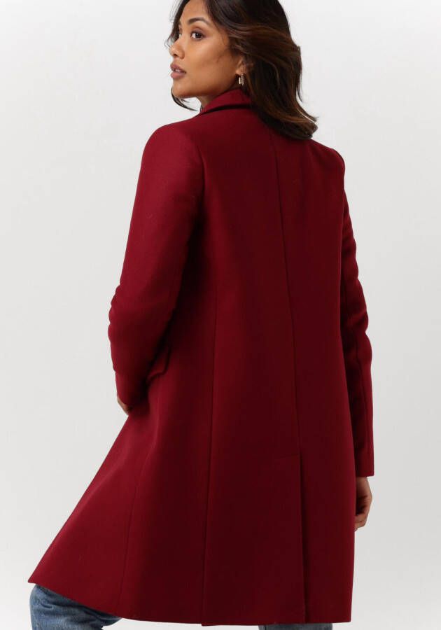 Tommy Hilfiger Rode Mantel Wool Blend Classic Coat