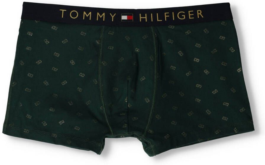 TOMMY HILFIGER UNDERWEAR Tommy Hilfiger Heren Boxershorts Trunk + Sock Set Donkergroen