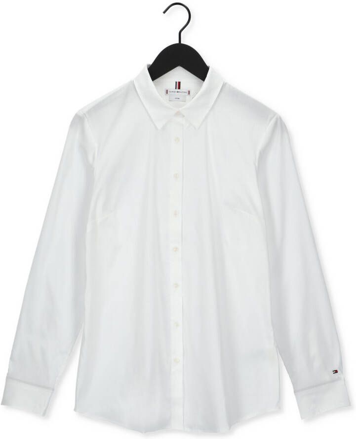 Tommy Hilfiger Witte Blouse Heritage Slim Fit Shirt