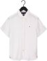 Tommy Hilfiger Witte Casual Overhemd Pigment Dyed Li Sf Shirt S s - Thumbnail 3