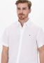 Tommy Hilfiger Witte Casual Overhemd Pigment Dyed Li Sf Shirt S s - Thumbnail 5