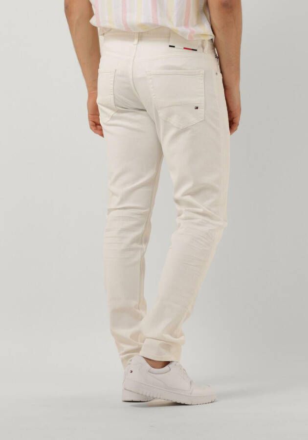 Tommy Hilfiger Witte Slim Fit Jeans Tapered Houston Pstr Gale White