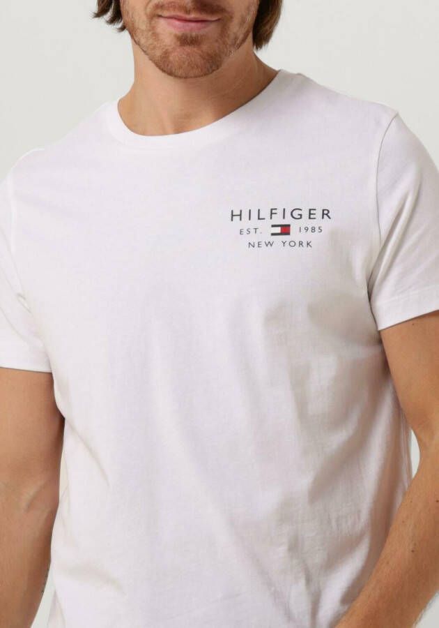 Tommy Hilfiger Witte T-shirt Brand Love Small Logo Tee