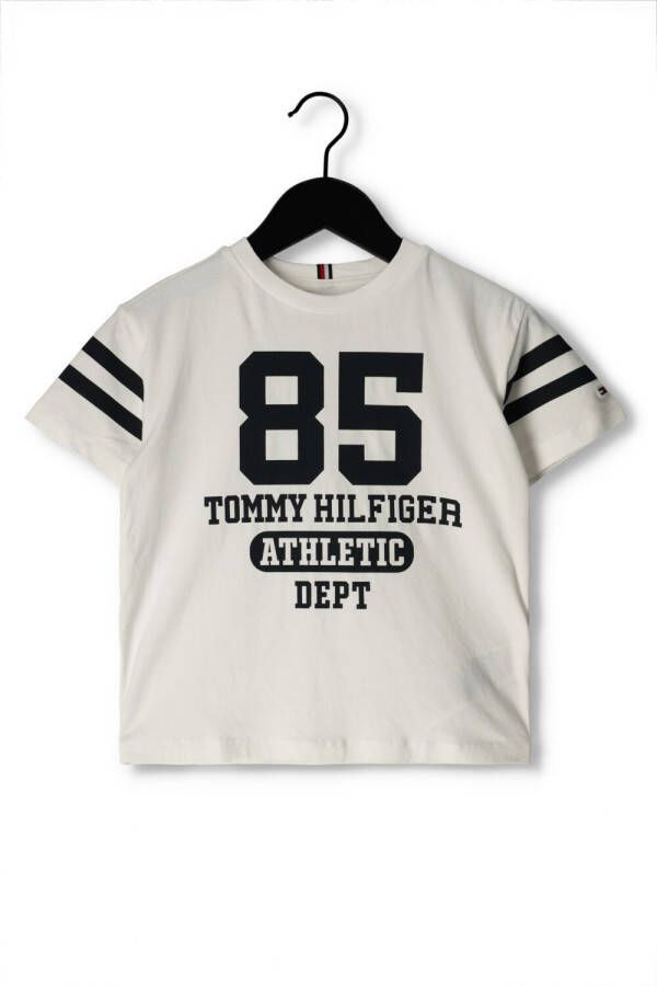Tommy Hilfiger Witte T-shirt Collegiate Tee S s