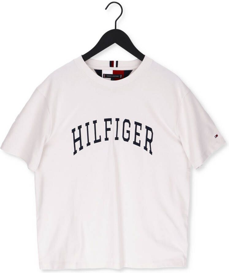 Tommy Hilfiger Witte T-shirt Hilfiger Arch Casual Tee