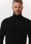 Tommy Hilfiger Zwarte Sweaters met Iconische Tape en Turtleneck Kraag Black Heren - Thumbnail 5