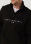 Tommy Hilfiger Logo Mockneck trui zwart Mw0Wm20954 BDS Zwart Heren - Thumbnail 5