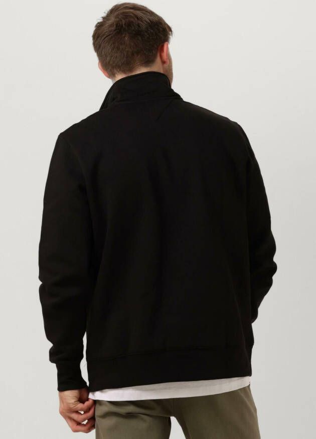 TOMMY HILFIGER Heren Truien & Vesten Tommy Logo Mockneck Zwart