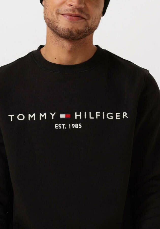 TOMMY HILFIGER Heren Truien & Vesten Tommy Logo Sweatshirt Zwart
