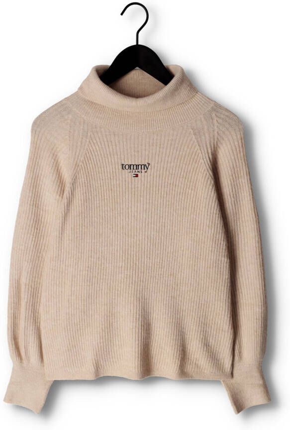 Tommy Jeans Beige Coltrui Sweaters