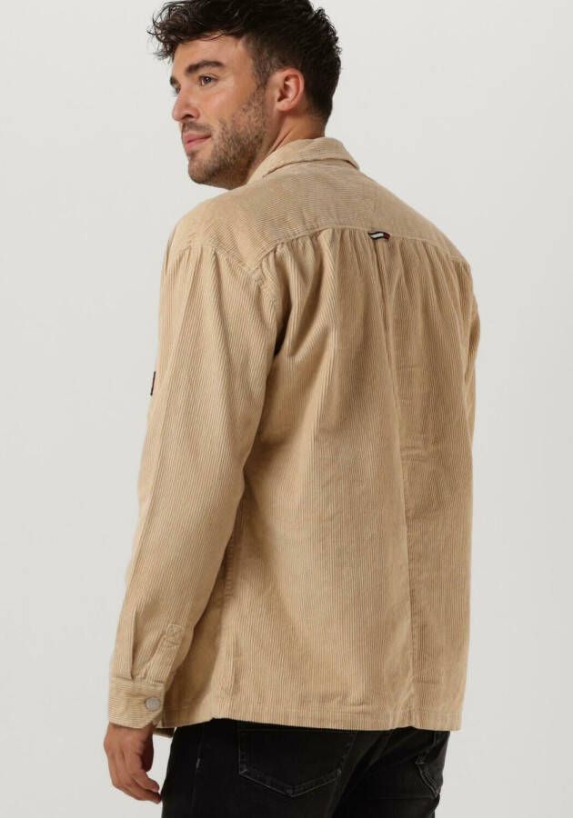 Tommy Jeans Beige Overshirt Tjm Chunky Cord Overshirt