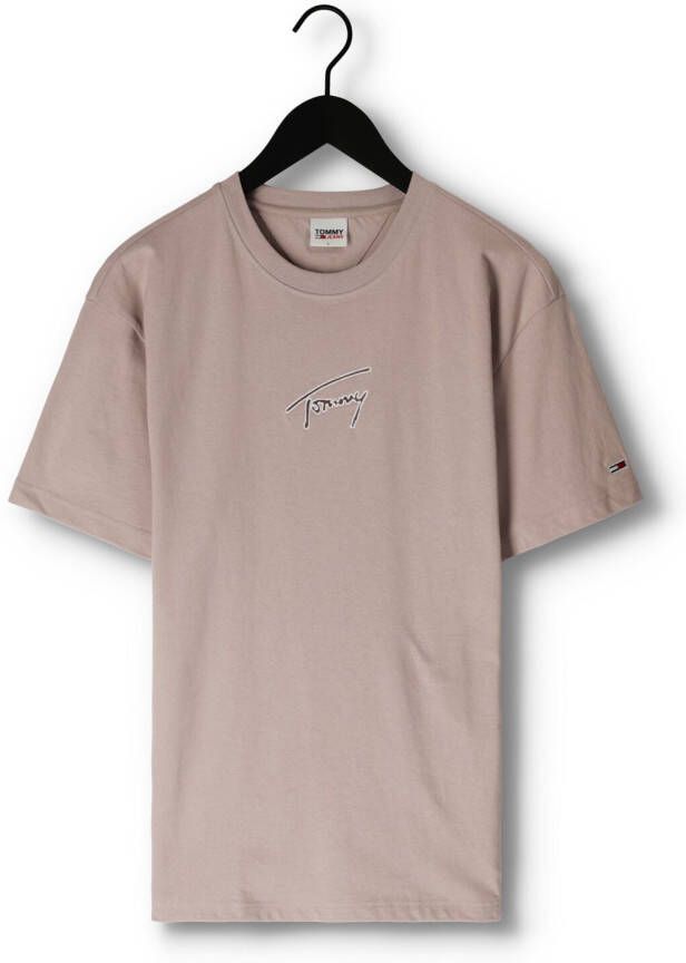 Tommy Jeans Beige T-shirt Tjm Clsc Signature Tee