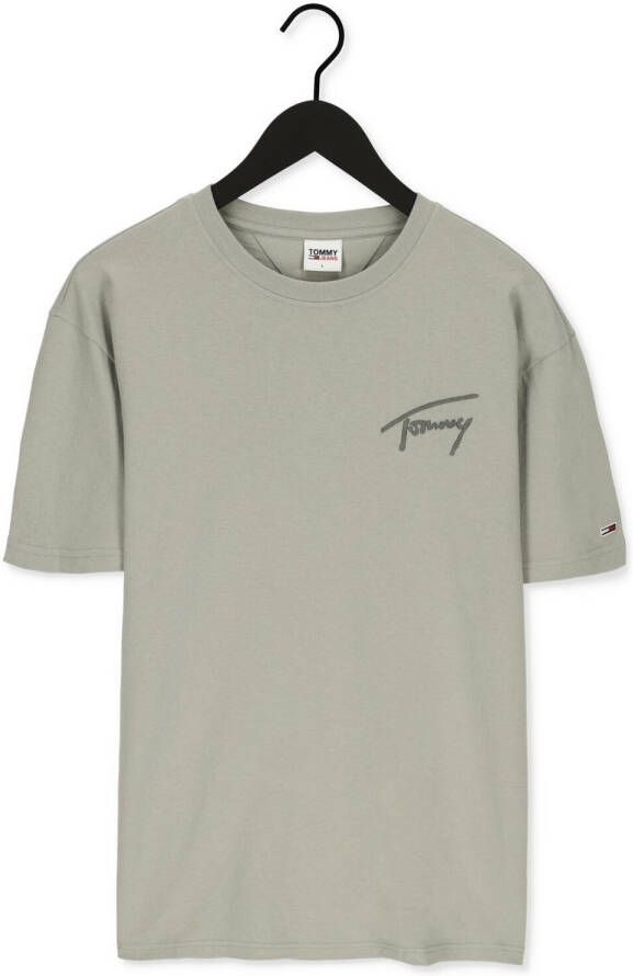 Tommy Jeans Beige T-shirt Tjm Tommy Signature Tee