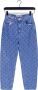 Tommy Jeans Blauw Geruite Dames Jeans met Rits en Knoopsluiting Blue Dames - Thumbnail 6