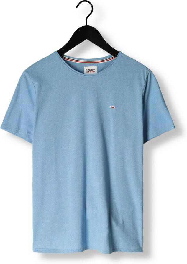 Tommy Jeans Blauwe T-shirt Tjm Slim Jaspe C Neck