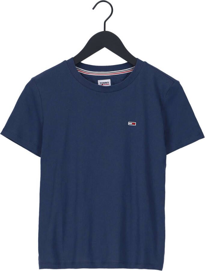Tommy Jeans Blauwe T-shirt Tjw Regular Jersey C Neck