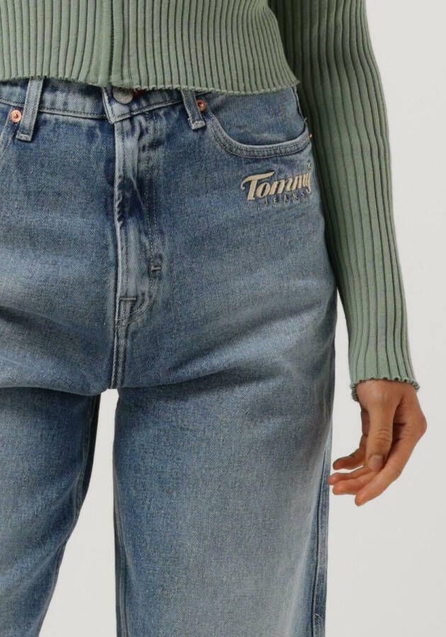 Tommy Jeans Blauwe Wide Jeans Claire High Rise Wide Cf8012