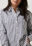 TOMMY JEANS Dames Blouses Tjw Striped Linen Blend Bf Shirt Blauw wit Gestreept - Thumbnail 3