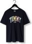 Tommy Jeans T-shirt van puur katoen met labelprint model 'COLLEGE POP' - Thumbnail 6
