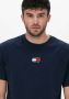 TOMMY JEANS Heren Polo's & T-shirts Tjm Tommy Badge Tee Donkerblauw - Thumbnail 7