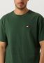 TOMMY JEANS Heren Polo's & T-shirts Tjm Clsc Tommy Xs Badge Tee Donkergroen - Thumbnail 4