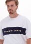 TOMMY JEANS Heren Polo's & T-shirts Tjm Printed Archive Tee Gebroken Wit - Thumbnail 5