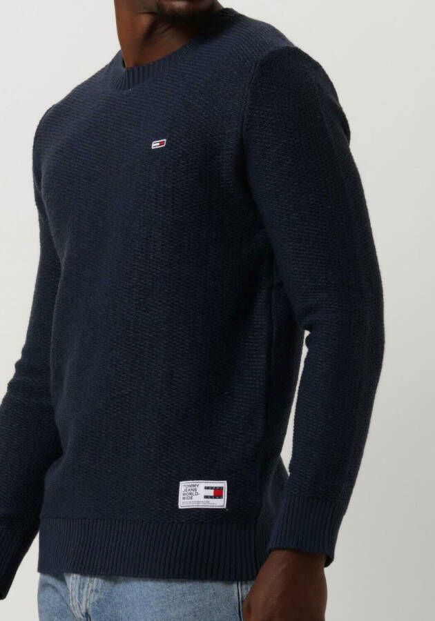 TOMMY JEANS Heren Truien & Vesten Tjm Regular Structured Sweater Grijs
