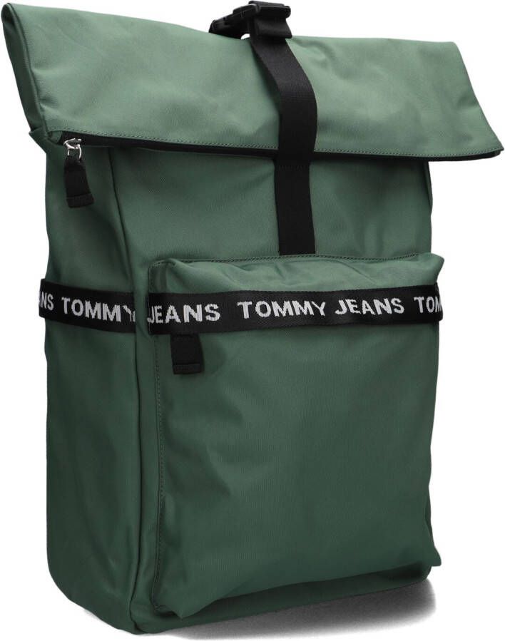 Tommy Jeans Groene Rugtas Tjm Essential Rolltop Backpack