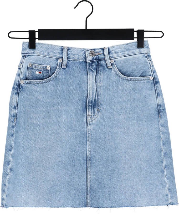 Tommy Jeans Lichtblauwe Mom Skirt