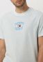 TOMMY JEANS Heren Polo's & T-shirts Tjm Clsc Arched Logo Tee Lichtblauw - Thumbnail 2