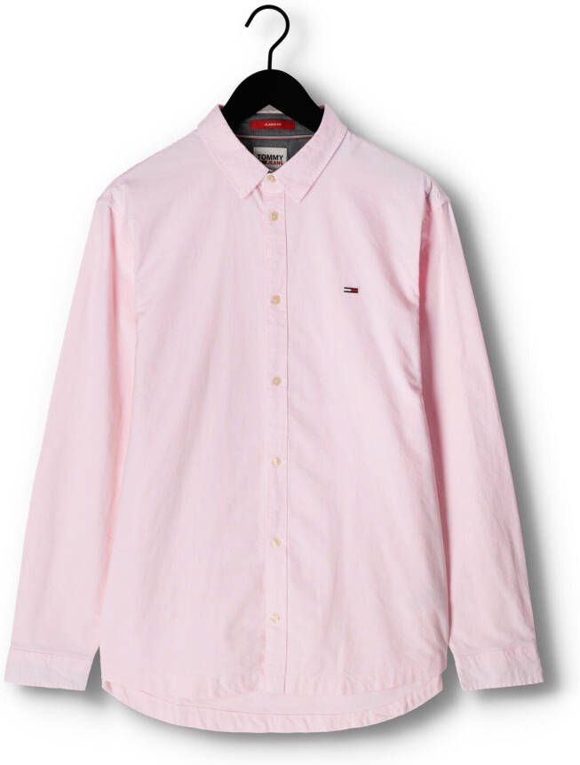 Tommy Jeans Lichtroze Casual Overhemd Tjm Classic Oxford Shirt