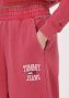 Tommy Jeans high waist regular fit joggingbroek met biologisch katoen roze - Thumbnail 5