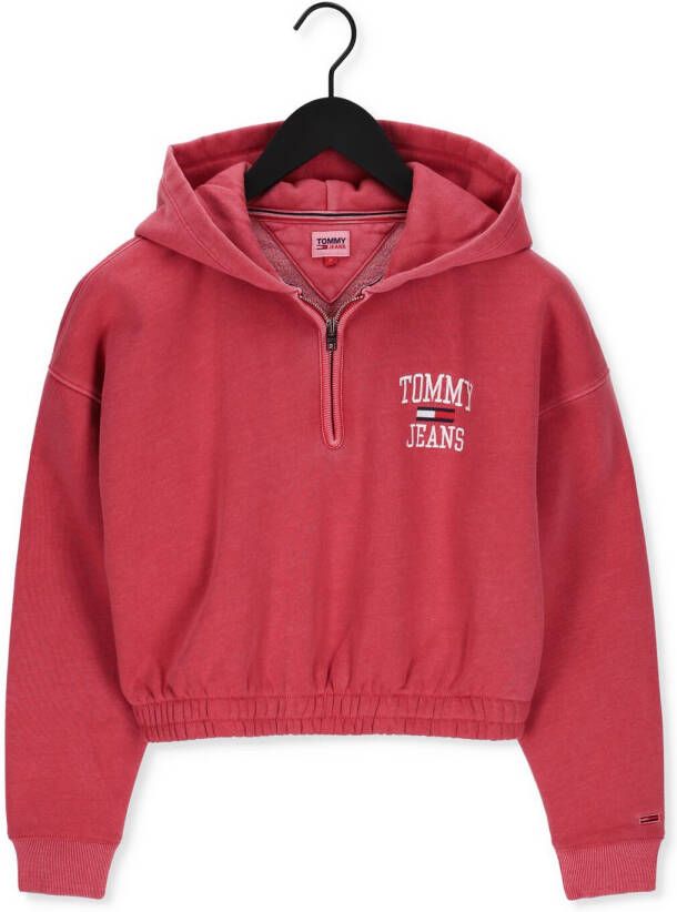TOMMY JEANS Dames Truien & Vesten Tjw Super Crop College Logo Roze