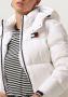 Tommy Hilfiger Gerecyclede Polyester Puffer Jas White Dames - Thumbnail 6