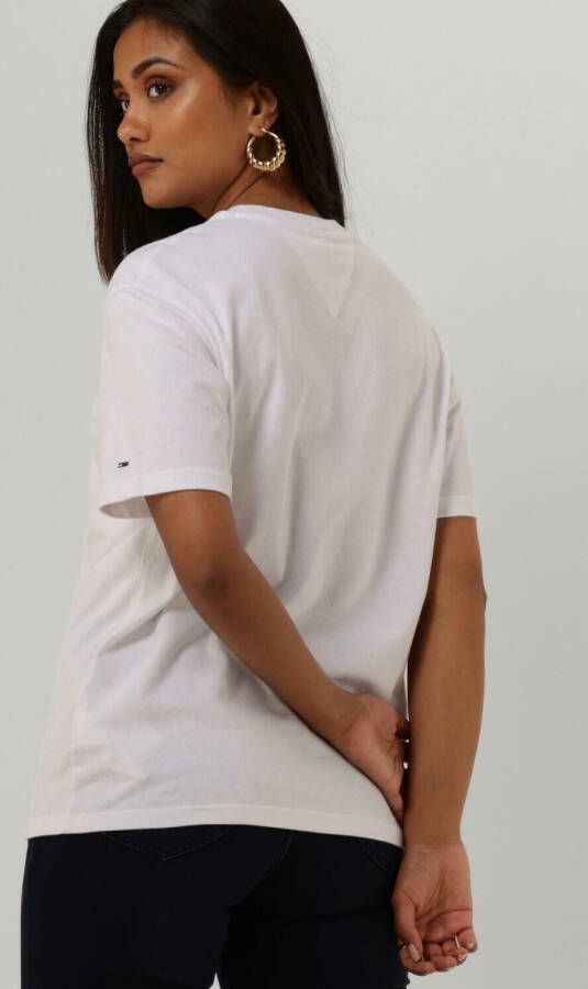 TOMMY JEANS Dames Tops & T-shirts Rlx Archive 1 Tee Wit